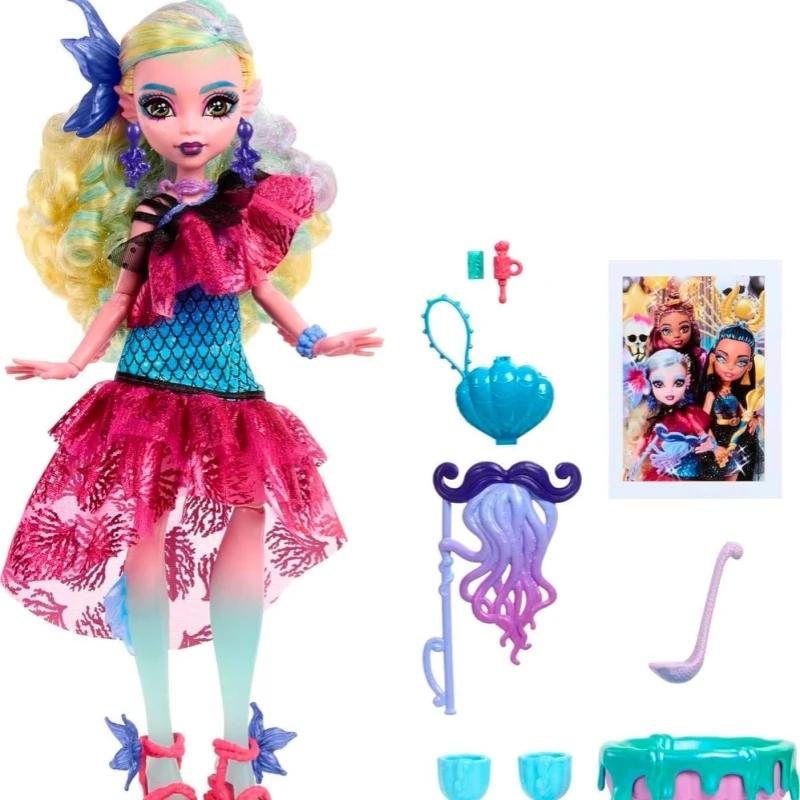 Monster High Ball Series Lagoona Blue Cleo De Nile Clawdeen Wolf Doll Toys Hobbies Action Figures Holiday Gifts for Children