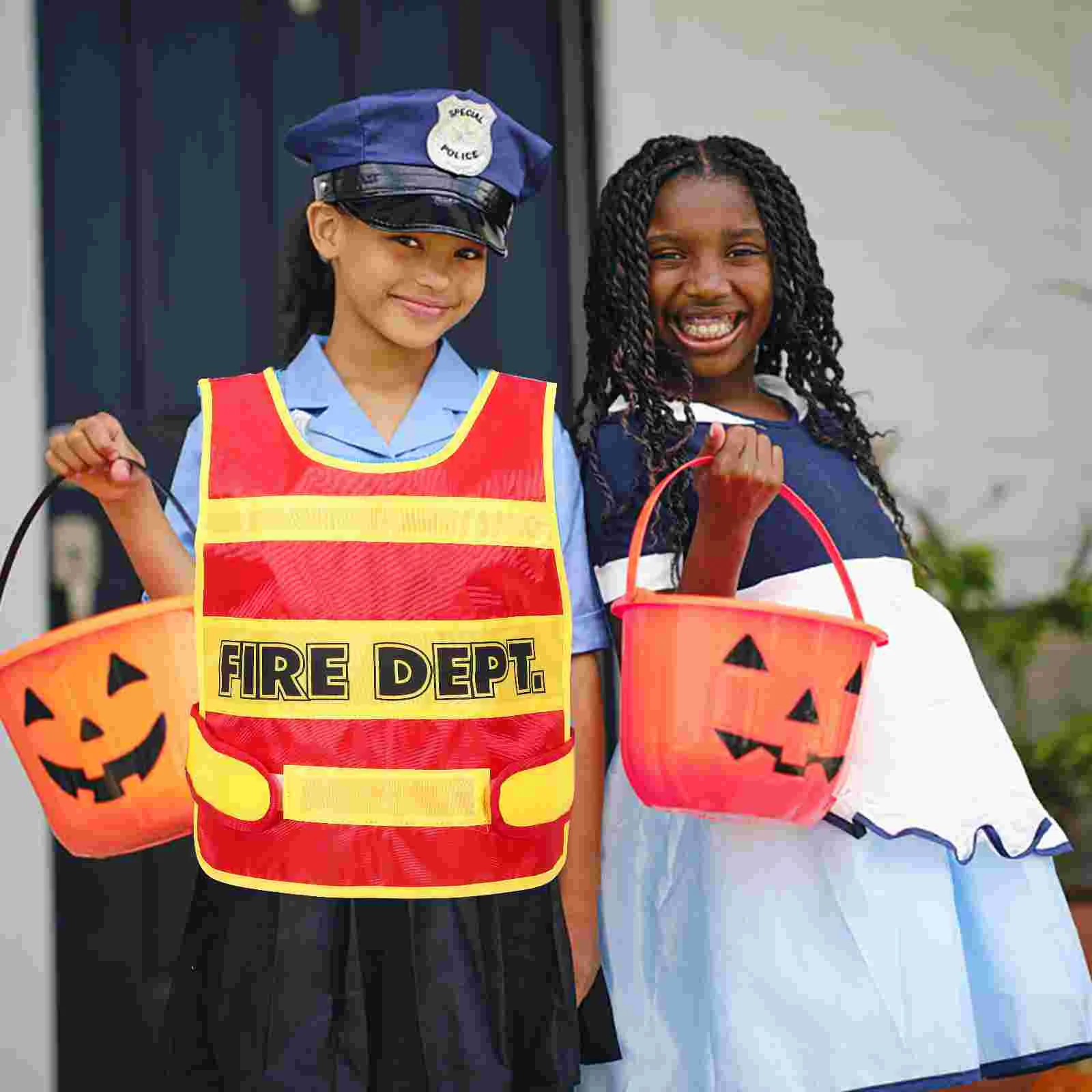 Uniforme de pompier pour enfants, glaçure de pompier, cosplay pour enfants, olympiques d'Halloween, vêtements pour tout-petits