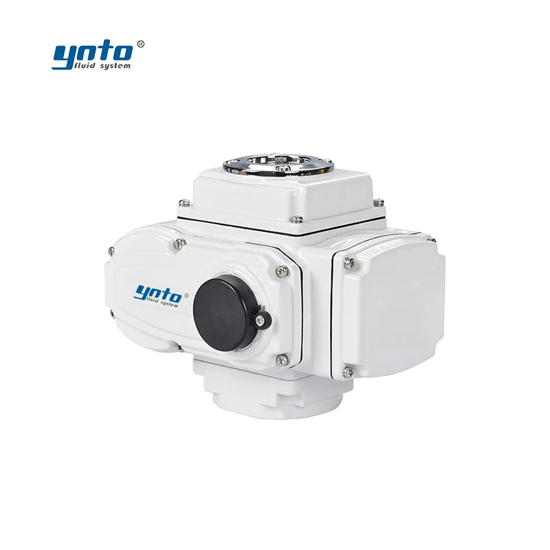 YNTO Factory Electric actuator precision torque options 50Nm 20Nm 80Nm AC220V DC24V electric actuator