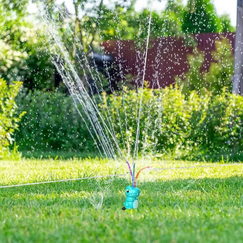 Kinder Sprinkler für außerhalb Dinosaurier Wassers prinkler Spaß im Freien Wasserspiel zeug Spray Spielzeug Hinterhof Spiele für verspielten Sommer