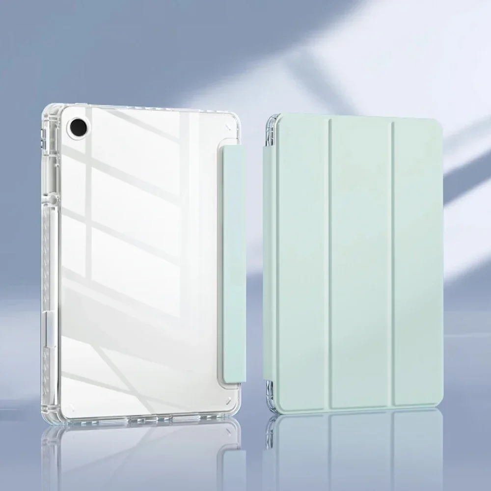 

Для Samsung Galaxy Tab S11 S6 Lite S7 S8 S9 S10+ 12,4 FE Plus Держатель для карандашей Tab A8 A9 8,7 A9+ Plus Кожаный чехол для планшета