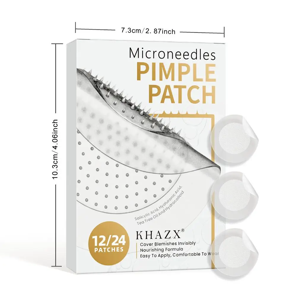 Round acne patch Waterproof Invisible Hydrocolloid Anti Acne Patches Spot Covers Gentle Non-Drying Skin Care image 6