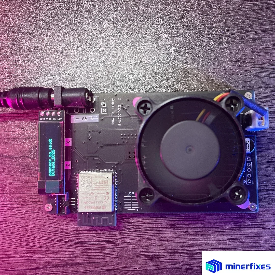 Bitcoin Bitaxe لتقوم بها بنفسك جهاز تعدين صغير ASIC Kit BM1397 Asic رقاقة مفتوحة المصدر ASIC جهاز تعدين البيتكوين مع مصدر الطاقة 350G Hashrate #4