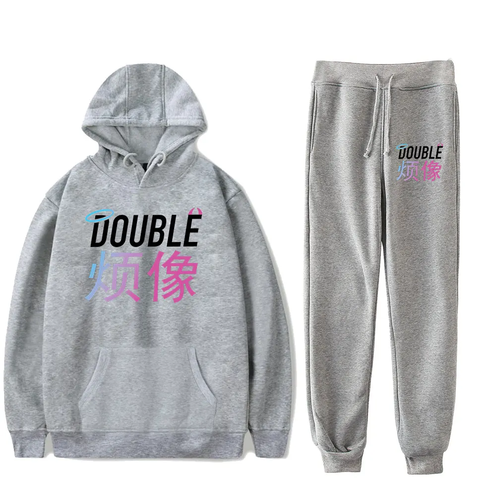 Stokes Twins Double Trouble Vintage 90s PULLOVER Merch sudaderas con capucha conjunto deportivo pantalones con capucha jersey de dos piezas hombres mujeres moda