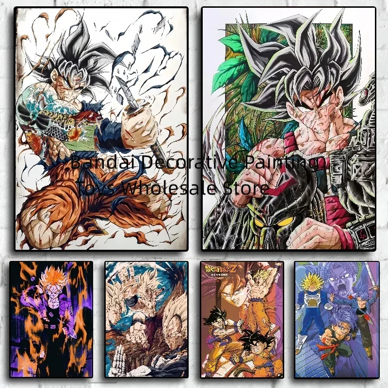 Bandai Anime Dragon Ball HD Canvas No Frame Wall Decoration Painting Picture Poster Decorative Removable Living Room Art Print