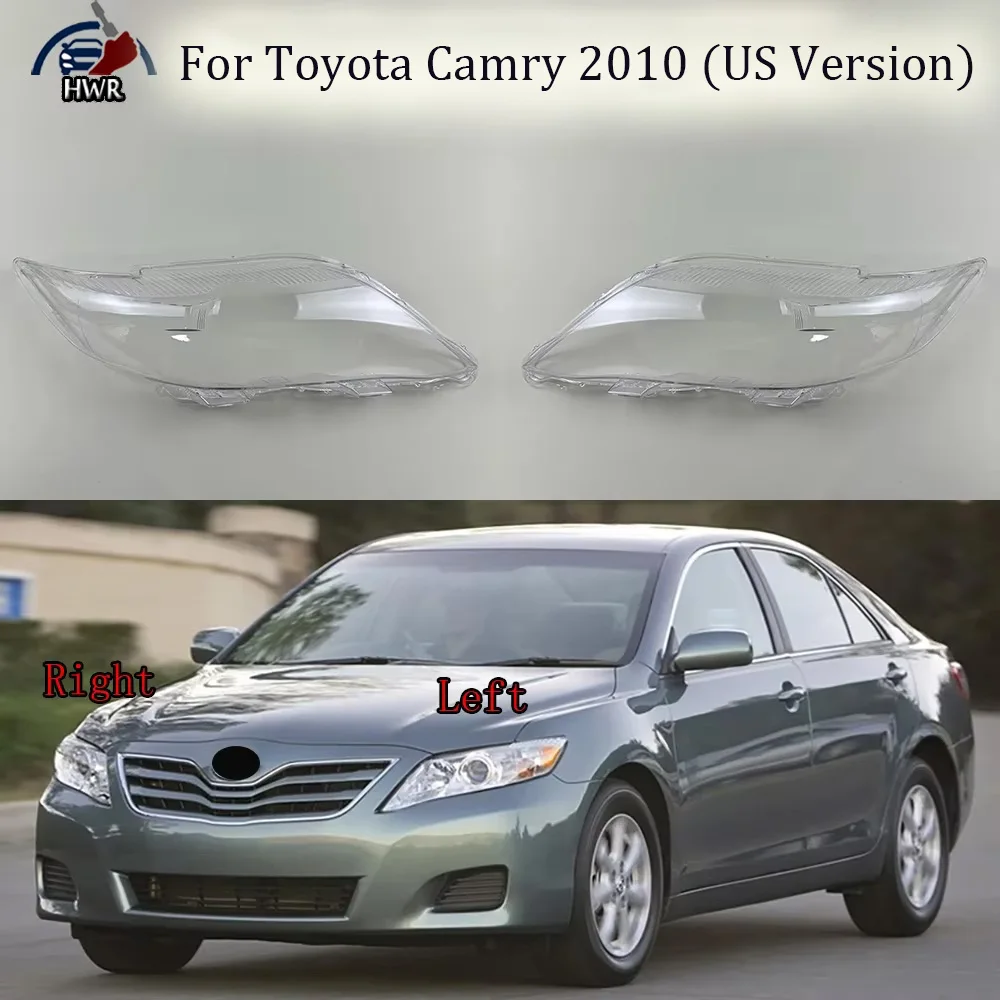 

For Toyota Camry 2010 (US Version) Headlamp Lamp Shell Headlight Cover Transparent Lens Plexiglass Replace Original Lampshade