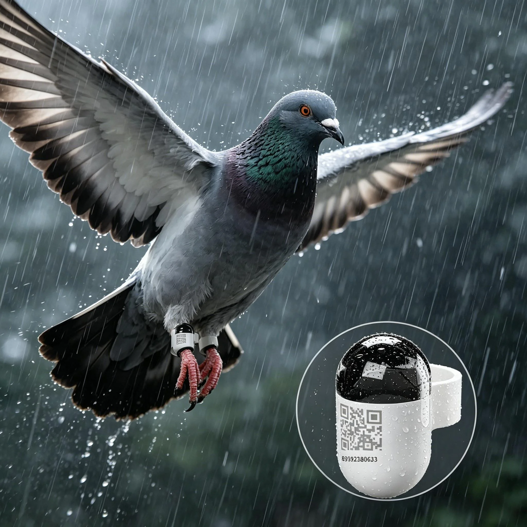 Pigeon GPS Locator for Outdoor Flying-- New Waterproof Mini Real Time Pigeon GPS Locator with 4G Network