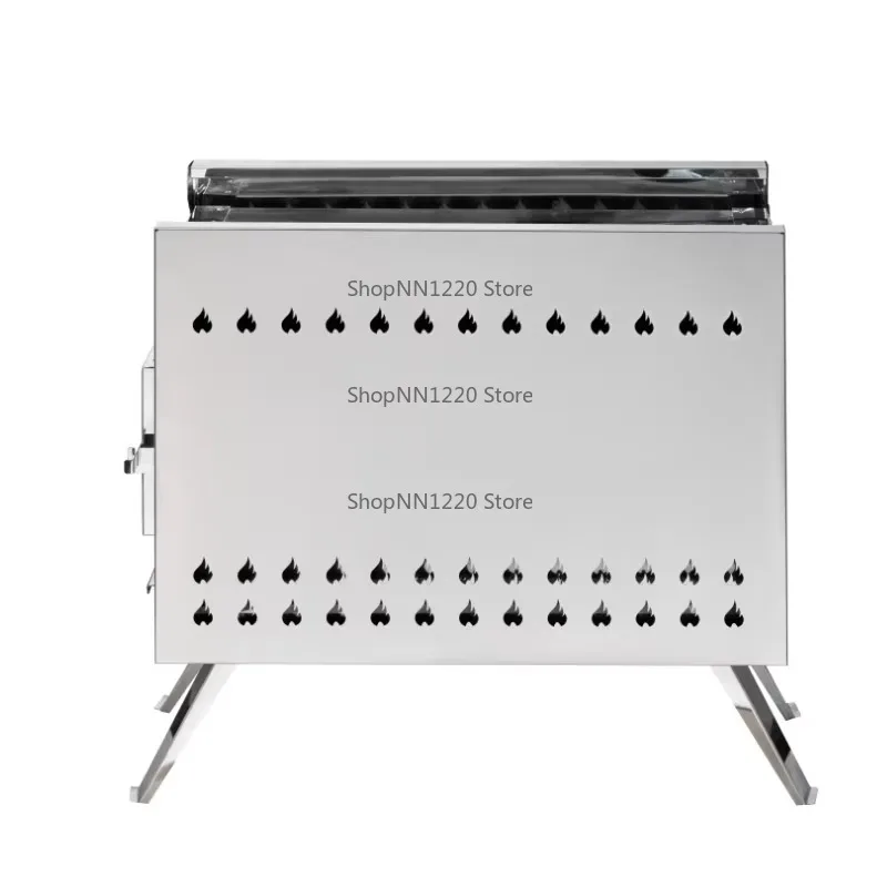 Foldable Wood Burning Rocket Stove for Camping Thermal Tent Heating Portable Sauna Firewood Stove