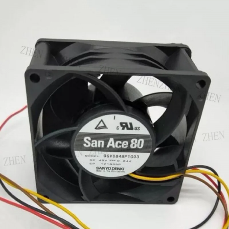

Y 1pcs New For Sanyo 9GV0848P1G03 DC 48V 0.84A 8cm Server Cooling fan # QW.