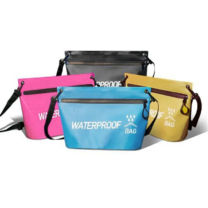 Waterproof Swimming Bag Cosmetic Bag Wash Bag Mobile Phone Bags Rafting Waist Bag Shoulder Bag Gym Bag for Camping Travel Sport