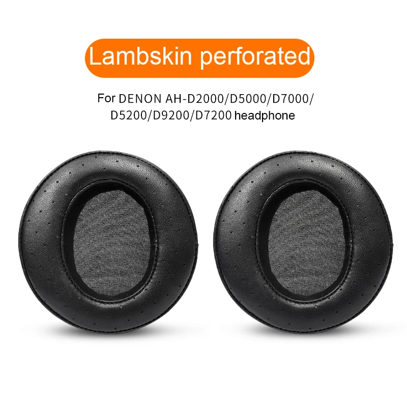 Replacement Earpads for Denon AH D2000 D5000 D7000 D 2000 5000 7000 Headset Headphones Leather Sleeve Earphone Earmuff