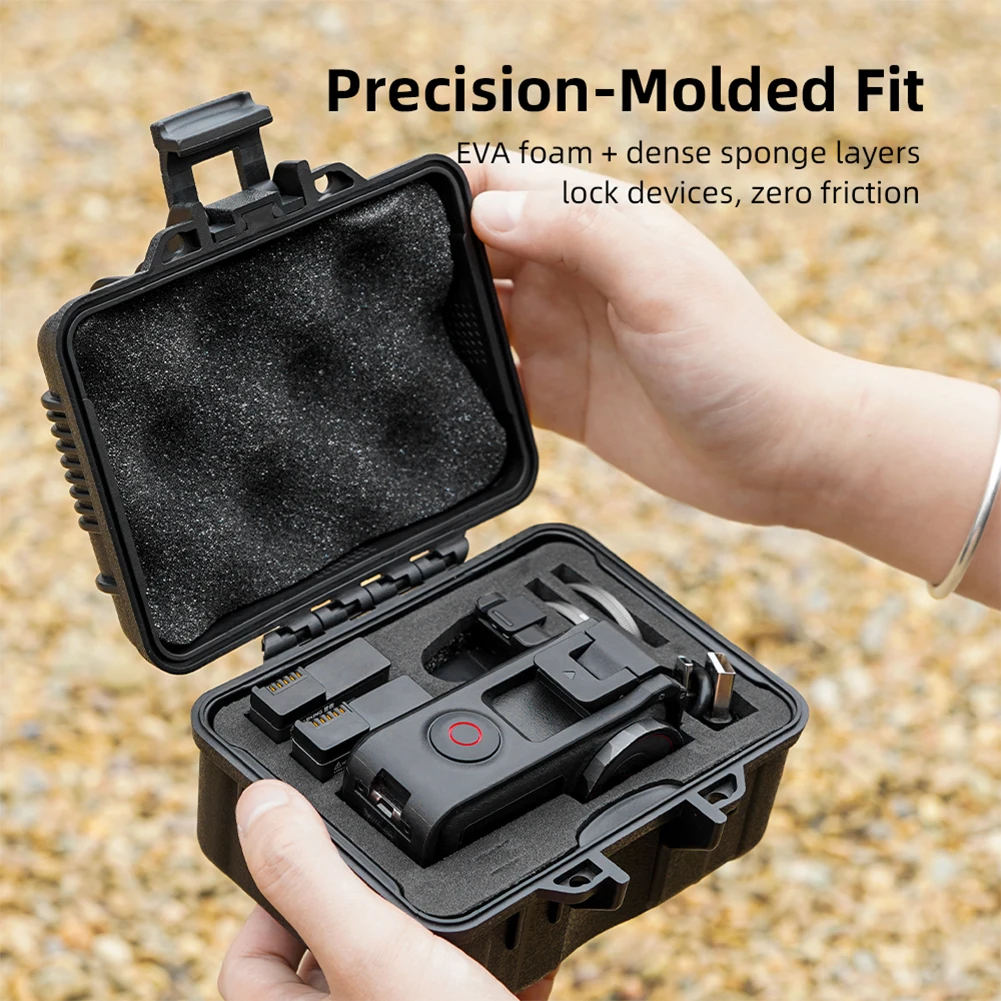Storage Box For DJI Action 3/4/5 Pro Carrying Case Travel Bag Camera Hard Shell Shockproof Protective Case Camera Accessories