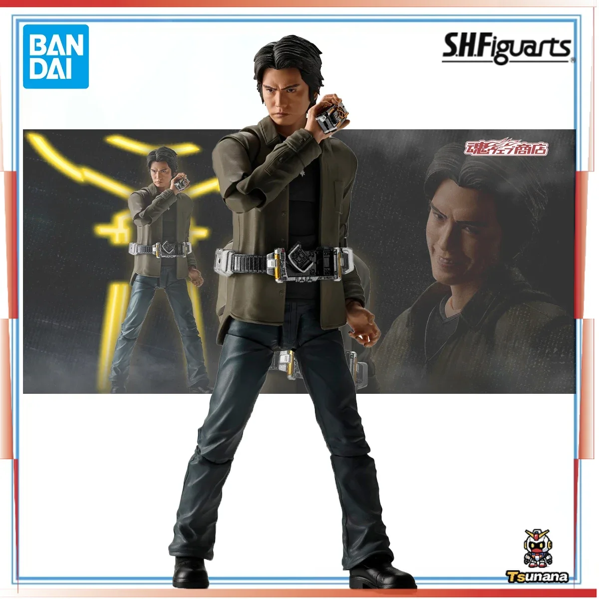 

100% Original Bandai Spirits S.H.Figuarts Kamen Rider 555 Kusaka Masato Collection Series Anime Figure Action Figure Model Toys