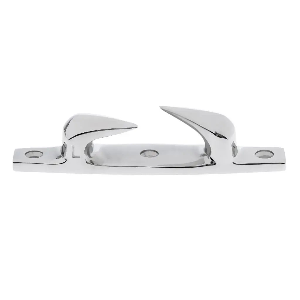 High Strength Stainless Steel Fairlead Cleat Chock Rope Cleat Dock Sailing Marine Boat Tough &