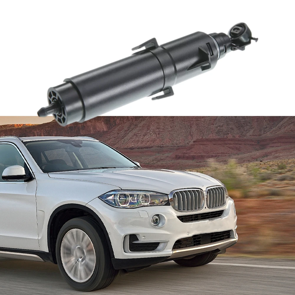 

Front Headlight Washer Nozzle Sprayer For BMW X5 F15 F85 2014-2017 X6 F16 F86 2015-2018 61677292657 61677292658