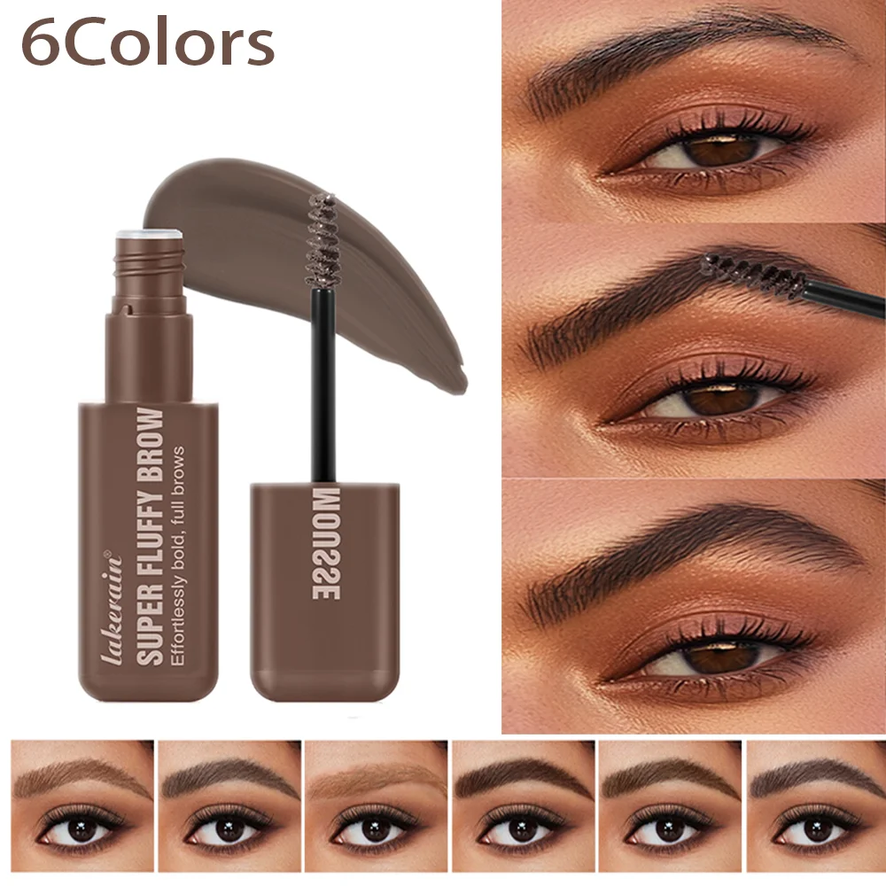 Waterproof Eyebrow Mousse Superfluff Volumizing Brow Thick Fluffy Brows Soft Long-lasting Makeup Fluffy Thick Eyebrows  Makeup