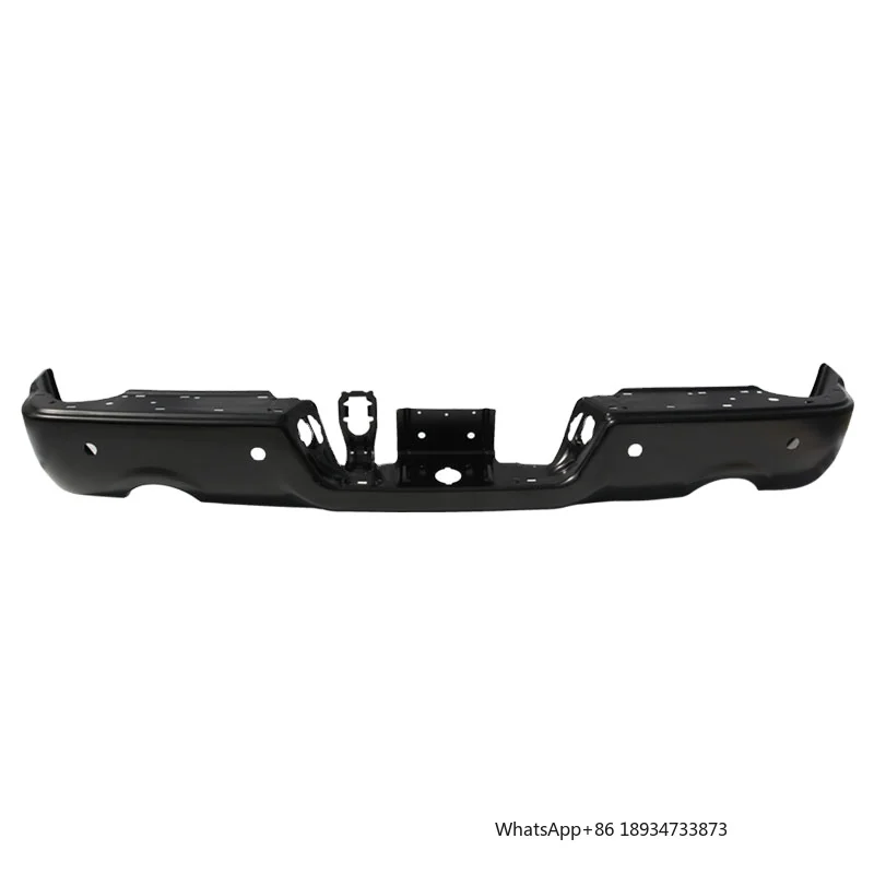 NEW Black Primered with Holes Steel Rear Bumper Face Bar Shell for 2009-2018 Dodge Ram 1500 Truck