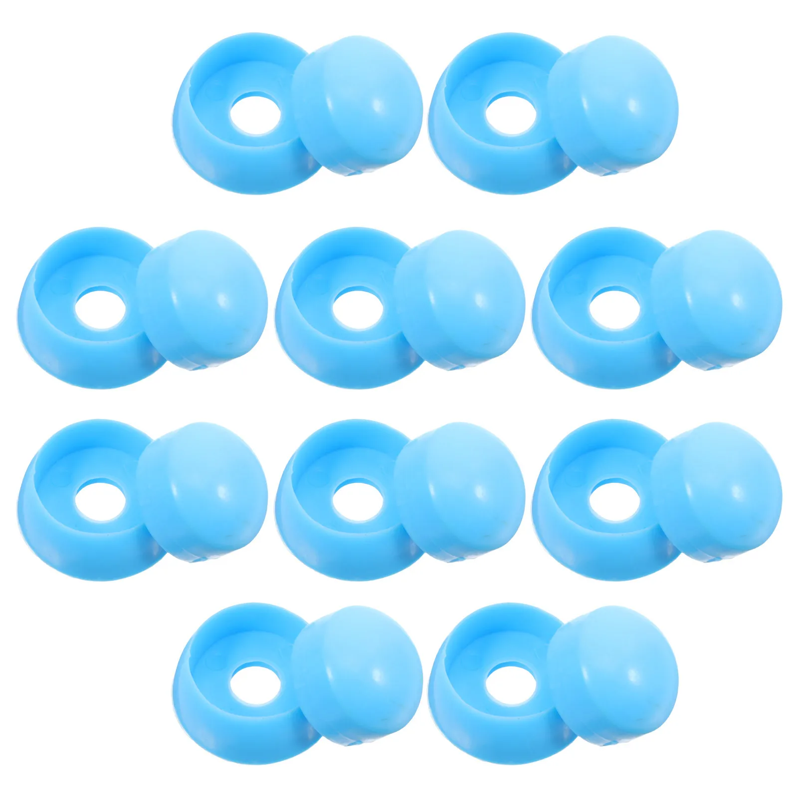 

10Pcs Nut Caps Playground Plastic Covers Bolt Protection Safety Accessories for Parks Gardens Outdoor Protective Caps
