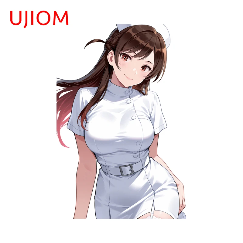 UJIOM Beautiful Nurse Ichinose Chizuru Wall Sticker Trendy Enchanting Waterproof Graffiti Decal Suitable For Trunk Wardrobe