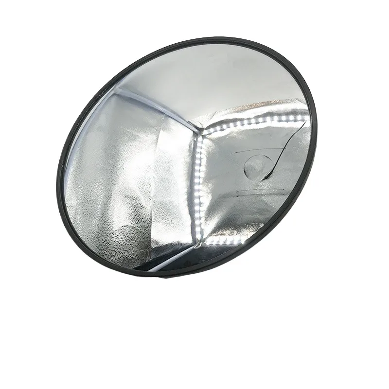 For Komatsu Pc200/220/240/360-8 Reflector Large Round Mirror Counterweight Rearview Mirror Reverse Mirror Excavator Accessories