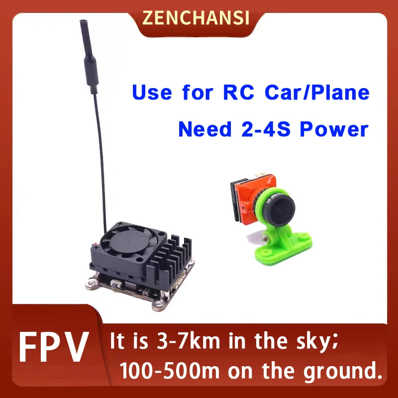 

5.8G 48CH 2000mW adjustable transmission and 1/3 CMOS 1500TVL B19 Mini FPV Camera 2.1mm Lens With OSD For RC FPV Racing Drone