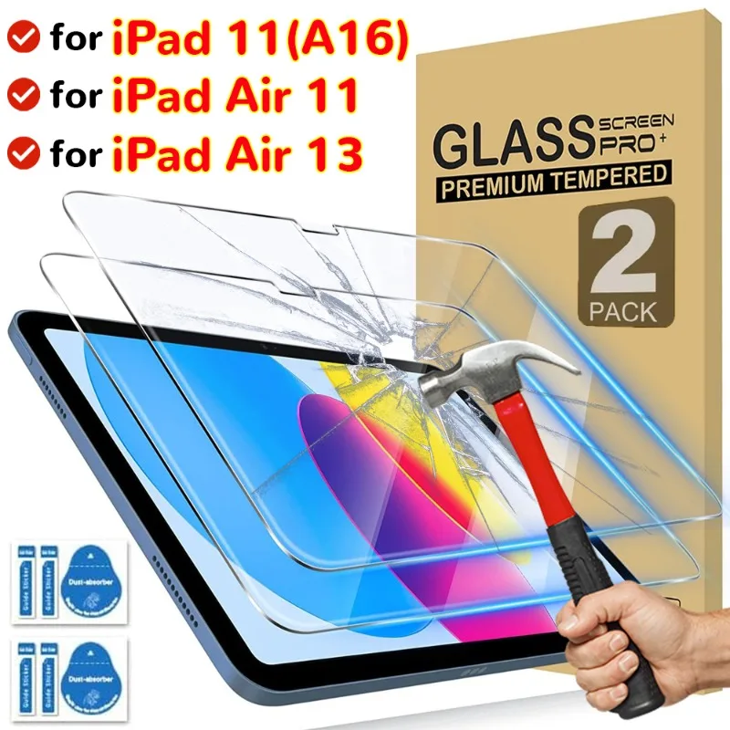 

Защитная пленка из закаленного стекла для iPad A16 11-го поколения 10,9 дюймов Air11 Air13 Защитные пленки для iPad A16 Air11 Air13 13 дюймов