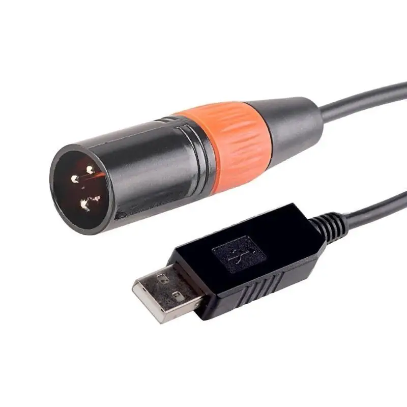 652f USB -an DMX512 3Pin 3Pins -Verbindungsadapter für eine präzise Leuchtdauer der Bühnenbeleuchtung – Detail 4