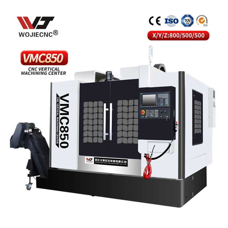 آلة WOJIE ذات 4 محاور VMC650 مركز تصنيع الطحن العمودي باستخدام الحاسب الآلي