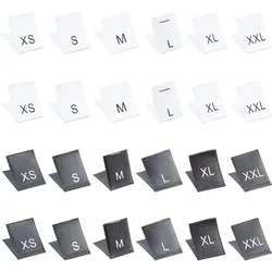 480 Pcs Clothing Size Labels 1.38