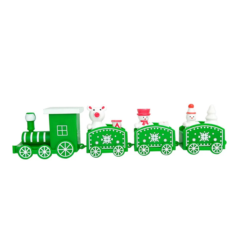 Adorno de tren de Navidad para decoración de tartas, accesorios de mesa para postres, fiesta de cumpleaños, regalo de Navidad para niños, 2023