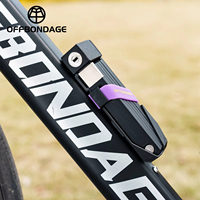 OFFBONDAGE Bicycle Folding Lock Security Durable Anti-Theft Scooter MTB Road Electric Bike Padlock Motorcycle  Bike Accessories