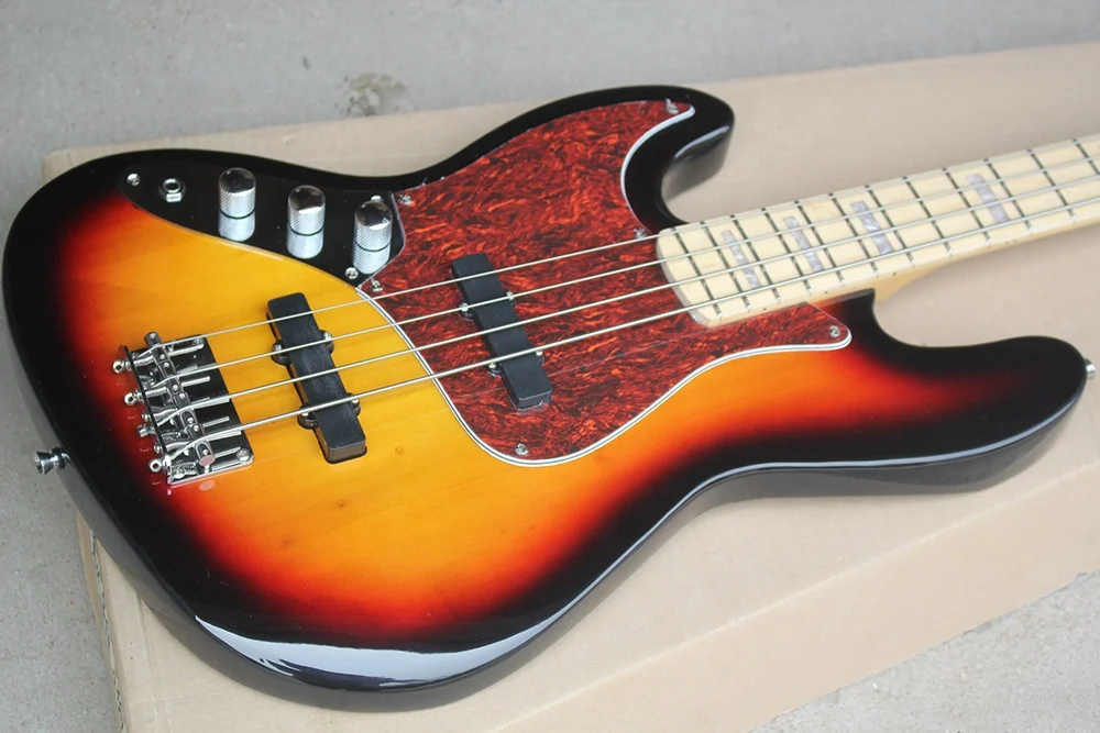 Flyoung Cheap Chinese Electric Bass Guitar Left Handed Electric Bass Guitar 4 Strings Bass Guitar