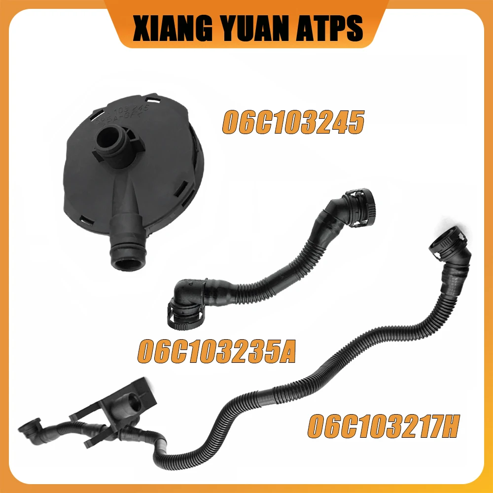 

06C103245 06C103235A 06C103217H Engine Crankcase Breather Valve Vent Hose For Audi A4 B6 B7 A6 C5 C6 A8 D3 3.0 BBJ 06C103217D