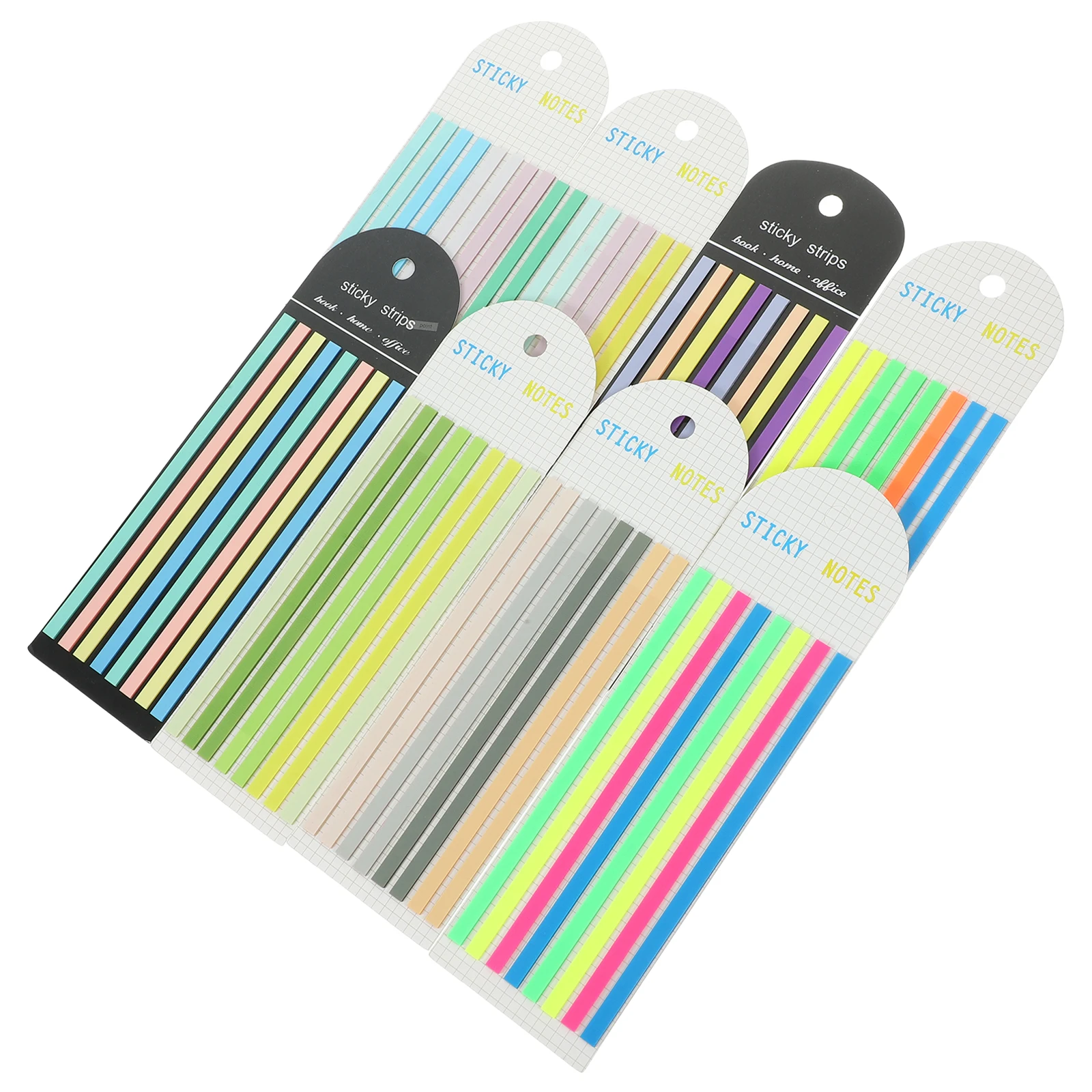 

8 set 8 Sets Sticky Tabs Page Markers Cute Highlighter Strips Book Tabs Annotating Reading Sentence Strips Transparent Soft