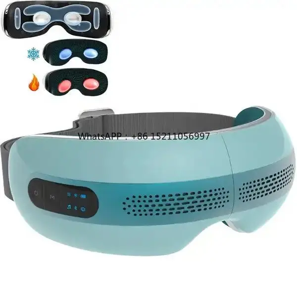 

Eye Massager with Heat and Cooling for Migraines Dry Eye and Dark Circles Rechargeable Bluetooth Music Heated Eye Mask Massager