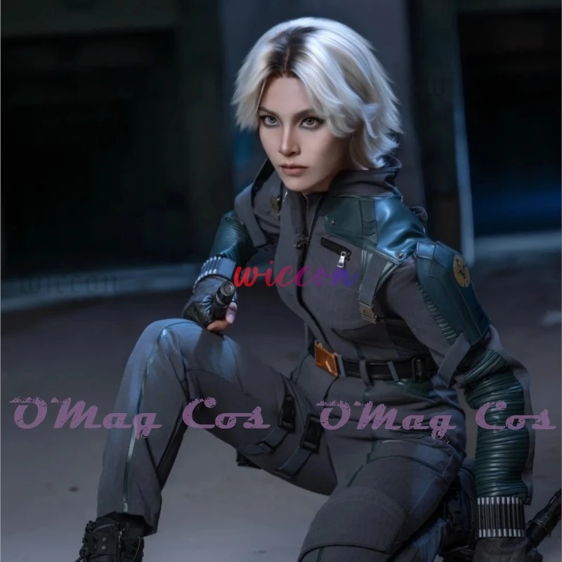 Womens Yelena Belova Cosplay Green Battle Outfit Movie Inspired Costume For Role Play And Themed Party