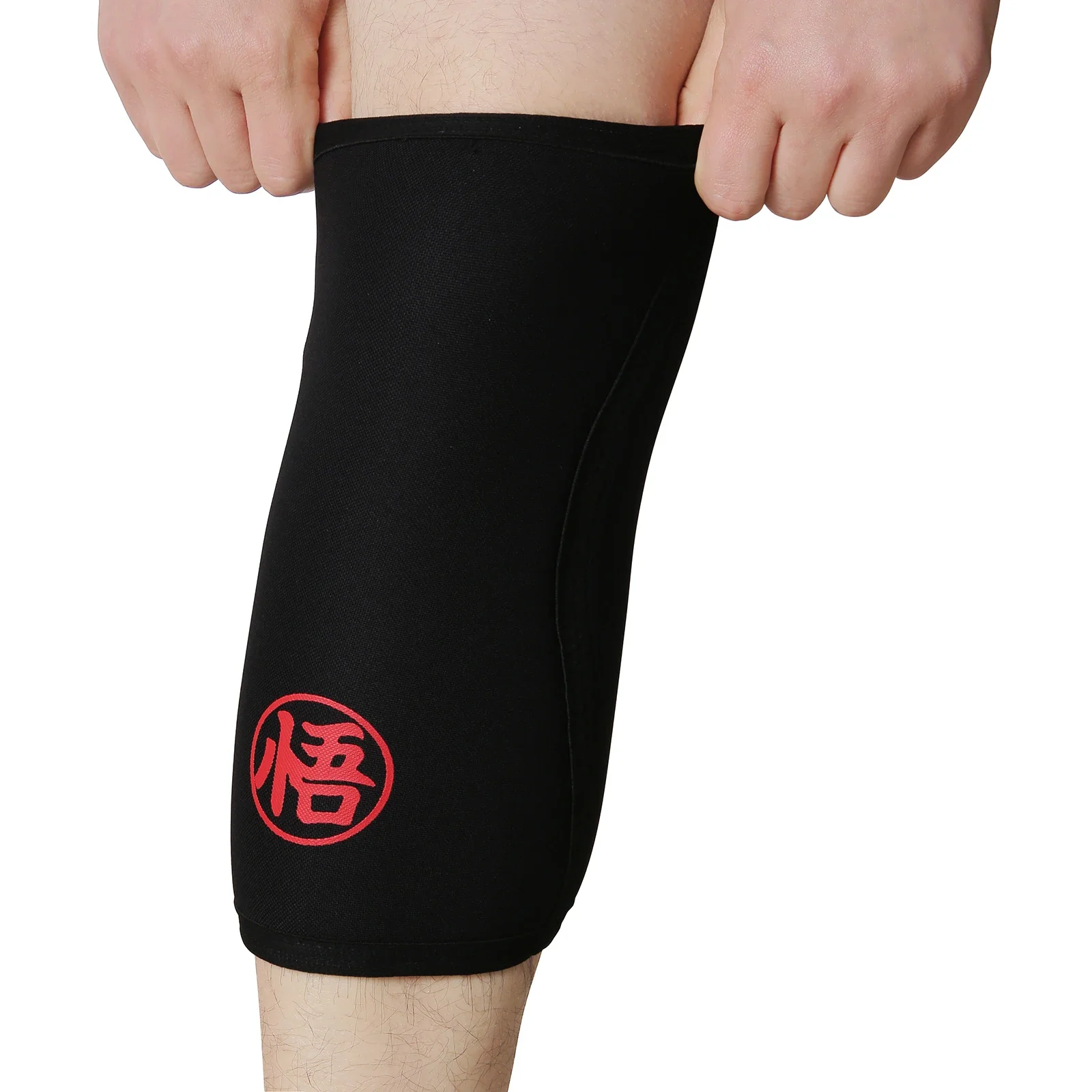 

New Lifting Anime Fitness Neoprene Knee Sleeve,Weight Lifting Hard Knee Support,Powerlifting Compression Kneepad