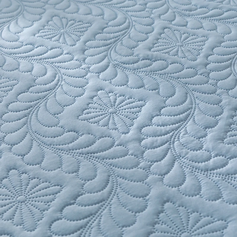 Waterproof Quilted Mattress Cover - Cotton Top, Antibacterial Fiber Fill, TPU Waterproof Layer - A-Class Health Standard