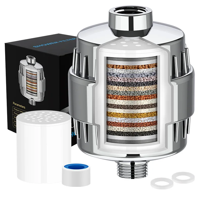 Ionic Charcoal Kdf Filter Cartridge Shower Water Filter for Shower Filter Showerhead Filtro De Ducha