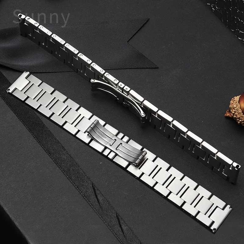 الفولاذ المقاوم للصدأ حزام ساعة اليد ل كارتييه تانك خزان Lun الرصيف مفتاح برميل نبيذ مقاوم للعرق الرجال النساء حزام الساعات اكسسوارات 20 23 مللي متر
