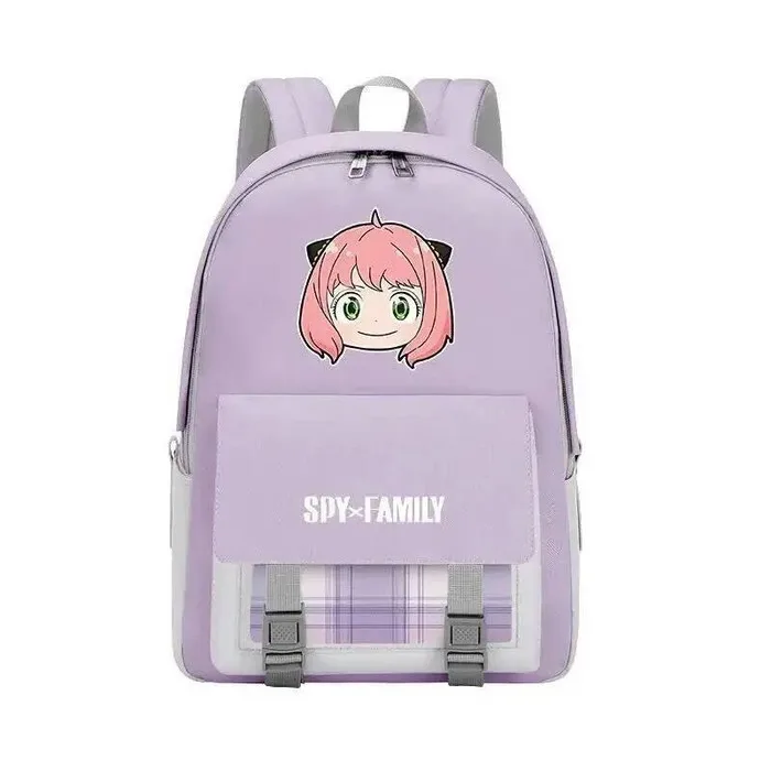 

Фиолетовый, синий, серый шпион X, семейные школьные сумки для подростков, рюкзаки Mochilas большой вместимости, аниме-игра