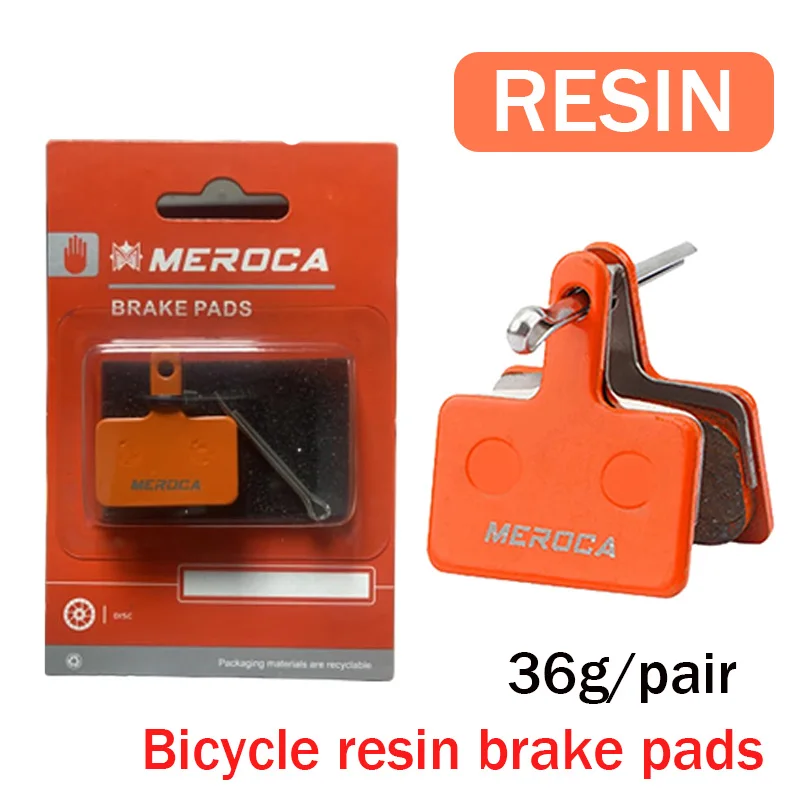 MEROCA MTB Disc Brake Pads Resin Bicycle Hydraulic Brake Pads1/2/4/6/8/10 Pairsfor ShimanoB01S Mountain Bike Cycling Accessories