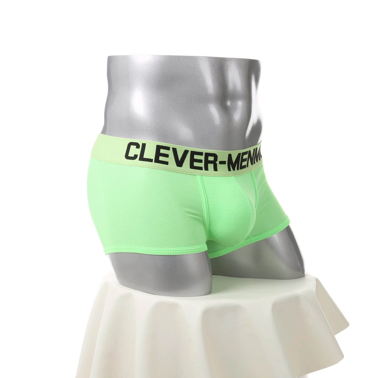 Netz-Boxershorts Sexy Bulge Penis Pouch Herren Unterwäsche Boxershorts Unterhosen Slips Cueca Hombre Boxershorts – Detail 3