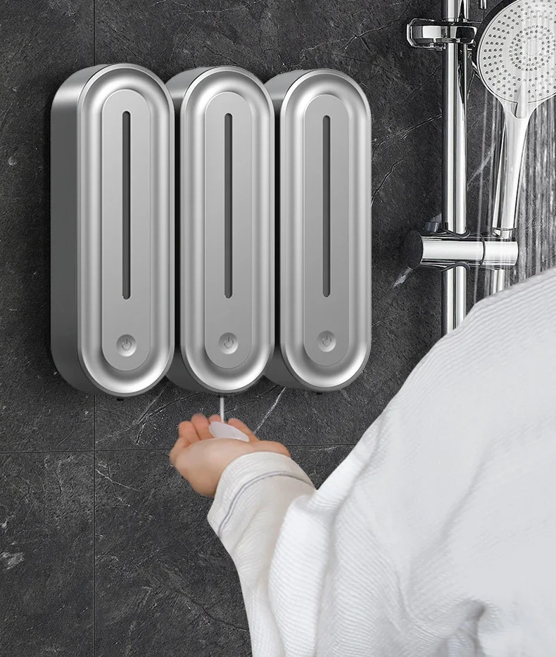 

Kitchen Touchless Induction Sensor Hotel Mall Bathroom Accessories ABS ResinWall-mounted Automatic Liquid Soap Dispensers