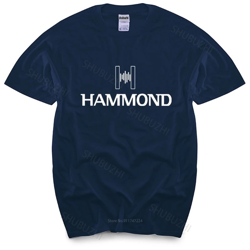 cotton tshirt men summer tees Hammond Logo T-Shirt | Orgel | Leslie | Keyboard | Analog | Synthesizer fashion brand tee-shirt