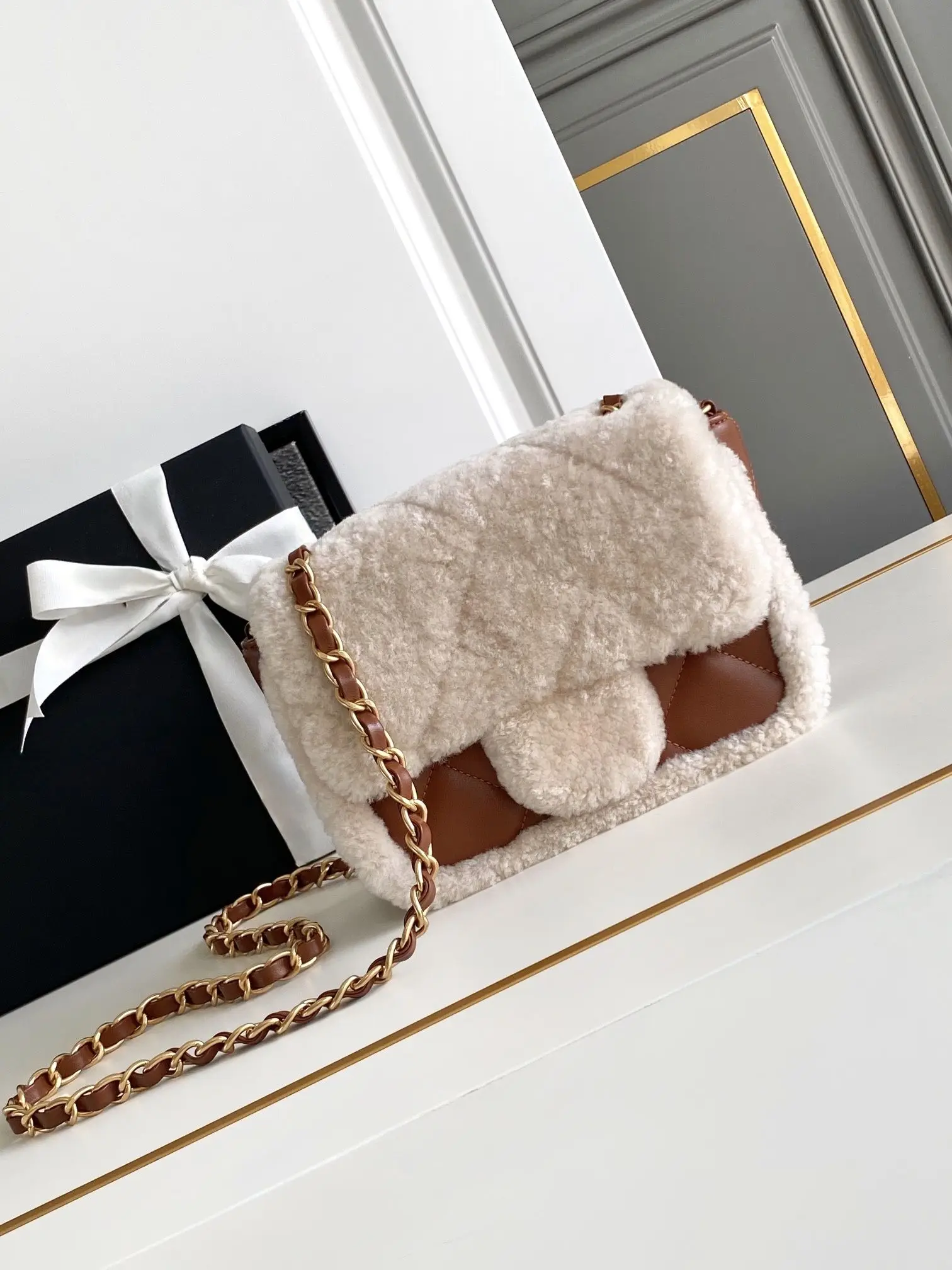 

New Bags For Woman Tote Bag Genuine Leather Luxury Bags Designers Plush Bag Handbag Women Female Shoulder Bags