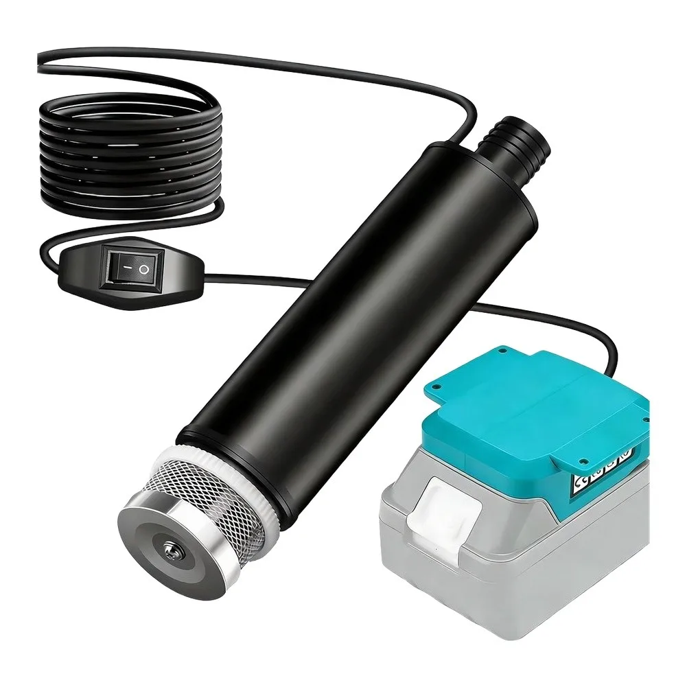 For 18V Cordless Submersible Pump for Battery Operated Use 500 Gallons Per Hour Flow Rate for Pool Garden Basement Drainage