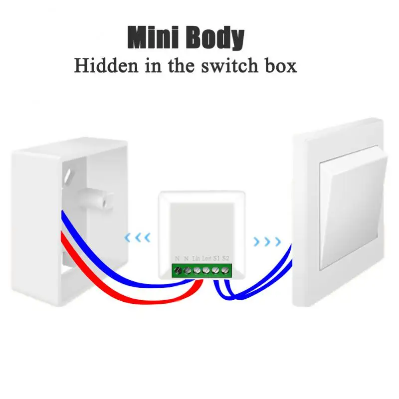 EWeLink-miniinterruptor inteligente ZigBee 3,0, dispositivo compatible con Alexa, asistente de Google, Yandex Alice,Smartthings Hub, 16A