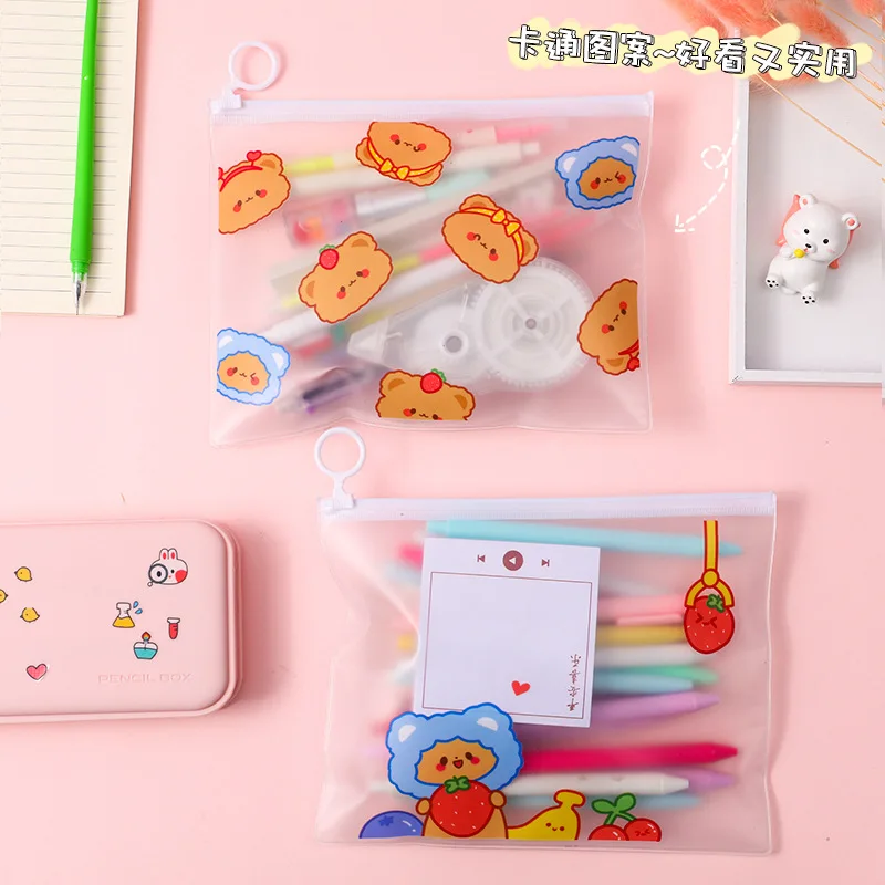 QuestionClear PVC Binder Pockets, Clear Zipper Folders, Notebook Binder, Fichiers, Rapports Binder