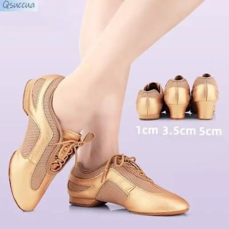 

Latin Dance Shoes Female Adult Adult Ladies Professional Soft-Soled Social Body Exercise Shoes